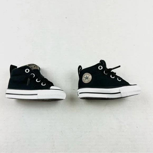 Converse Infant Black & Camo High Top Lace Up Sneakers - Picture 4 of 10